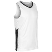 Dagger Basketball Jersey - White Black - Adult - Small