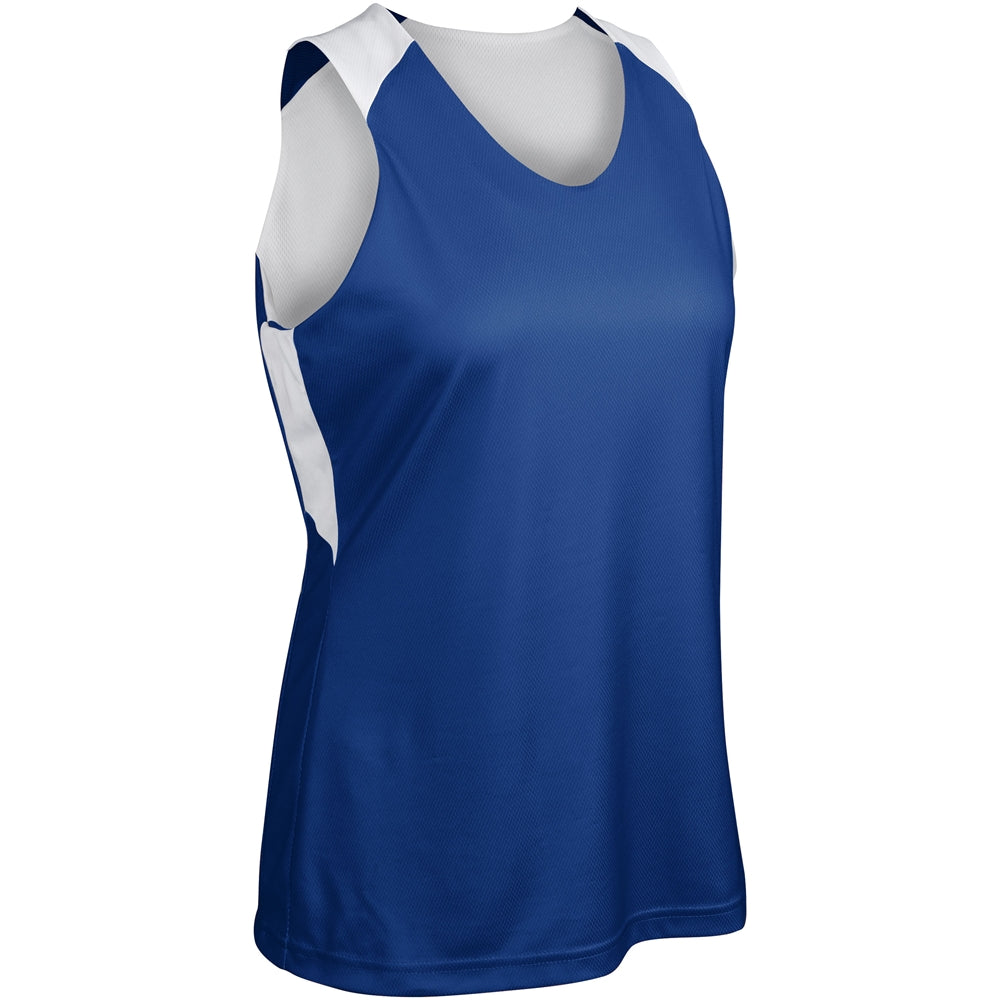 SWISH Reversible Basketball Jersey - Royal White - Womens - XXLarge
