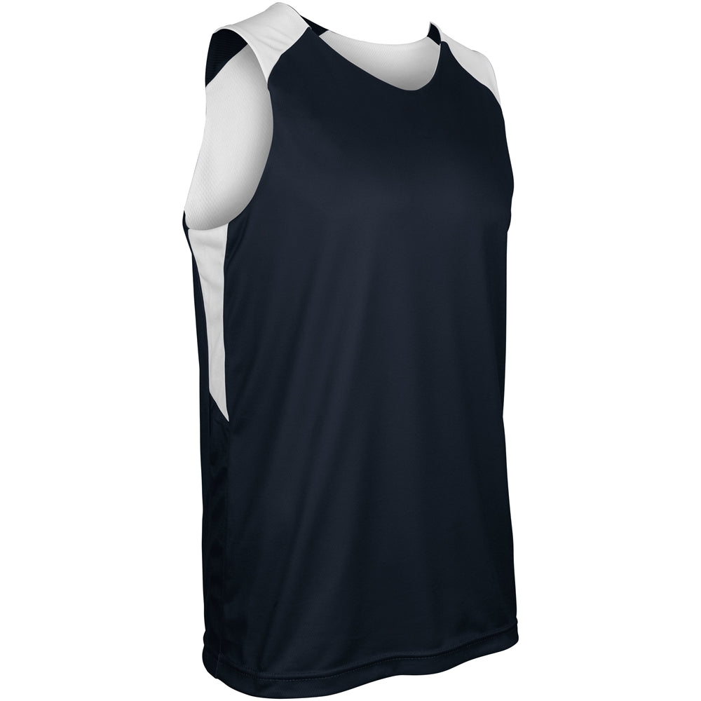 SWISH Reversible Basketball Jersey - Navy White - Adult - 3XL