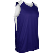 SWISH Reversible Basketball Jersey - Purple White - Girls - Large