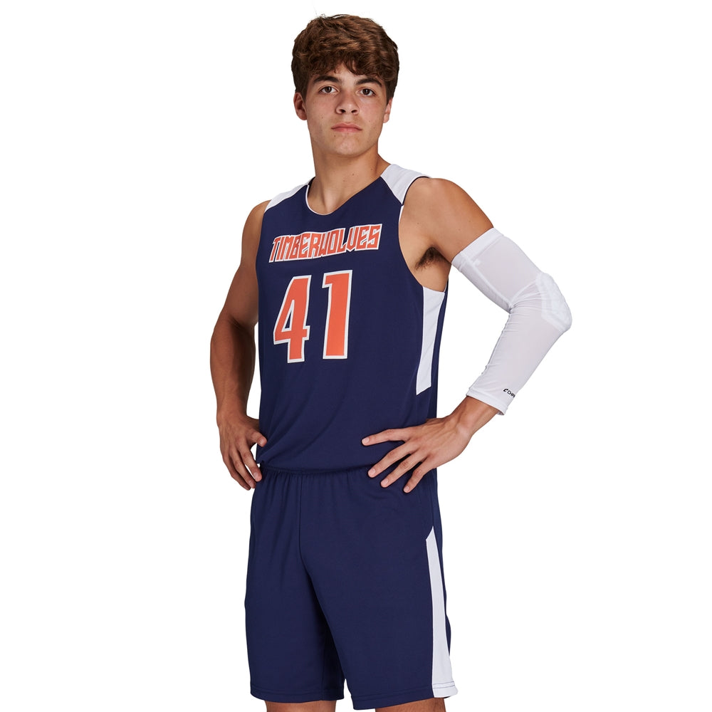 SWISH Reversible Basketball Jersey - Orange, Black - Womens - Medium