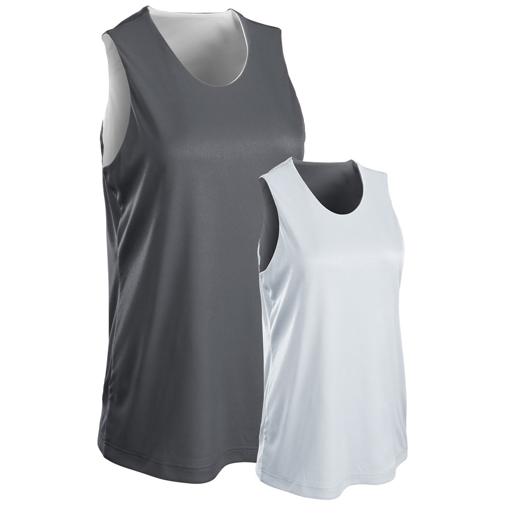 Vision Reversible Basketball Jersey - Charcoal White - Womens - XXLarge