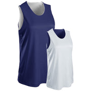 Vision Reversible Basketball Jersey - Purple White - Womens - Extra-Small