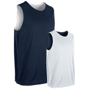 Vision Reversible Basketball Jersey - Navy White - Adult - Small