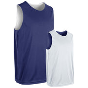 Vision Reversible Basketball Jersey - Purple White - Youth - Small