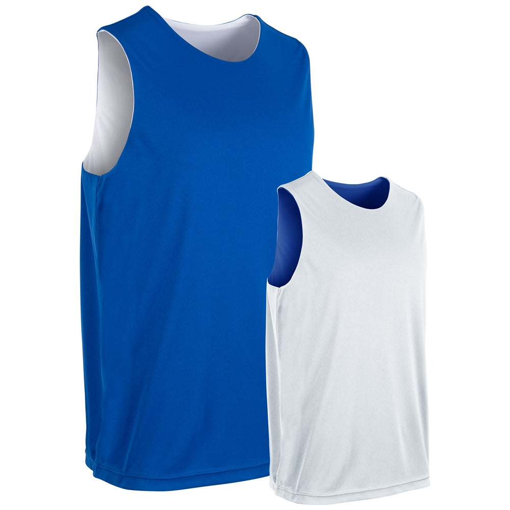 Vision Reversible Basketball Jersey - Royal White - Adult - XXLarge