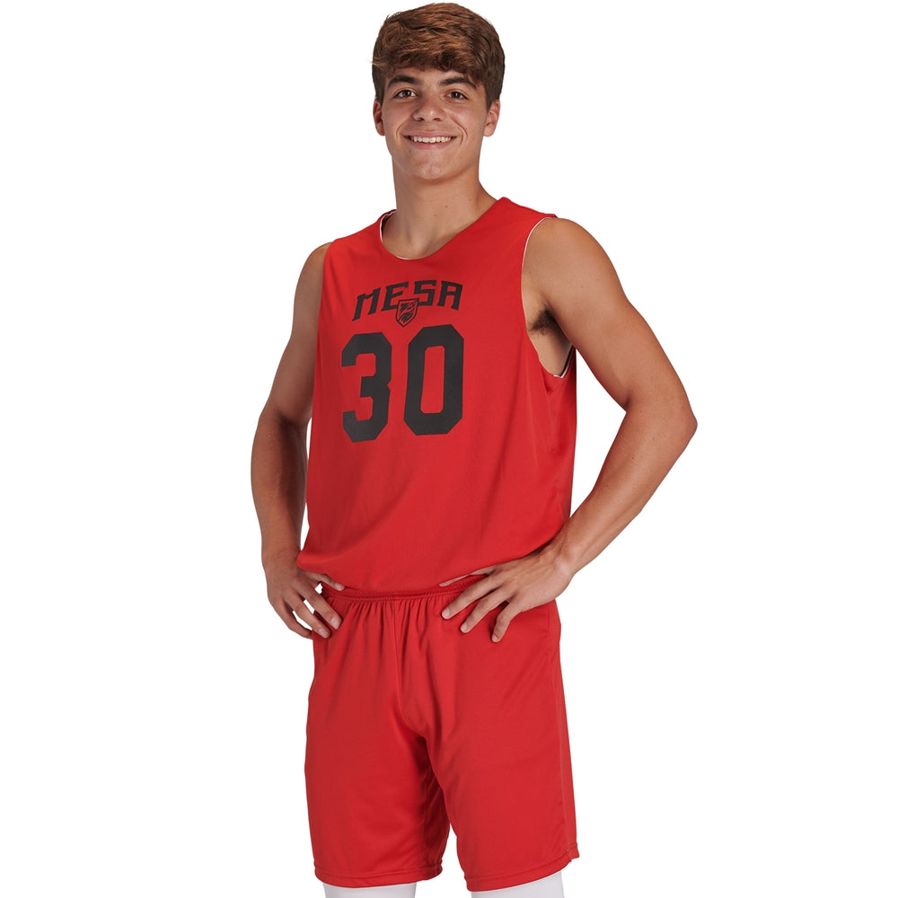 Vision Reversible Basketball Jersey - Charcoal, White - Womens - Small