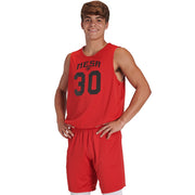 Vision Reversible Basketball Jersey - Forest Green, White - Womens - Medium