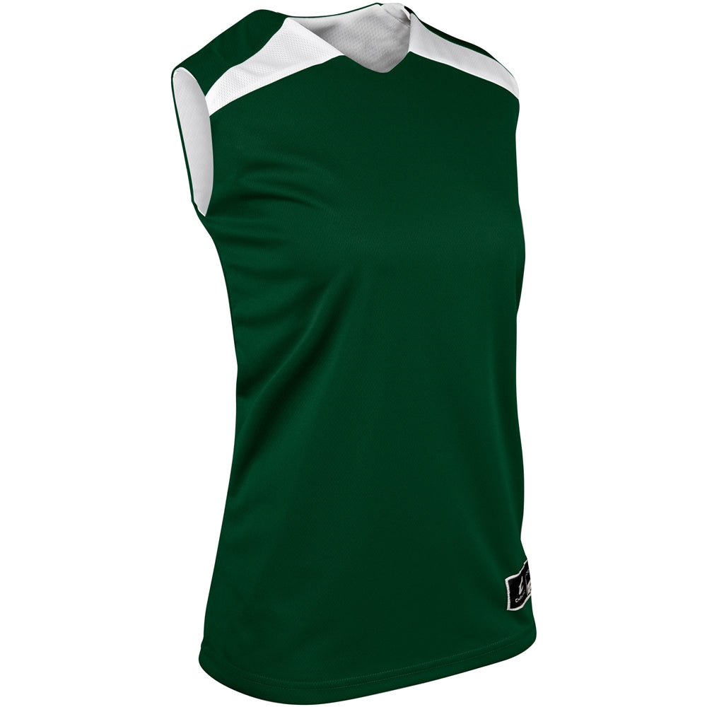 DRI-GEAR Pro-Plus Reversible Basketball Jersey - Forest Green White - Womens - Small