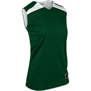 DRI-GEAR Pro-Plus Reversible Basketball Jersey - Forest Green White - Womens - Small