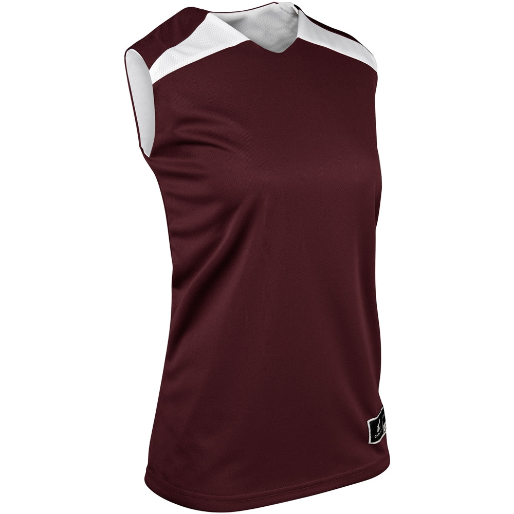 DRI-GEAR Pro-Plus Reversible Basketball Jersey - Maroon White - Womens - Extra-Large
