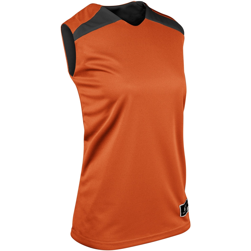DRI-GEAR Pro-Plus Reversible Basketball Jersey - Orange Black - Womens - Large