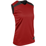 DRI-GEAR Pro-Plus Reversible Basketball Jersey - Scarlet Black - Womens - Large