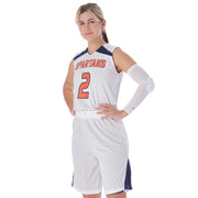 DRI-GEAR Pro-Plus Reversible Basketball Jersey - Charcoal, White - Womens - Small