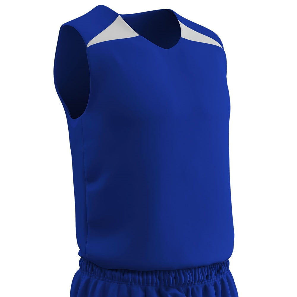 DRI-GEAR Pro-Plus Reversible Basketball Jersey - Royal White - Adult - Extra-Large