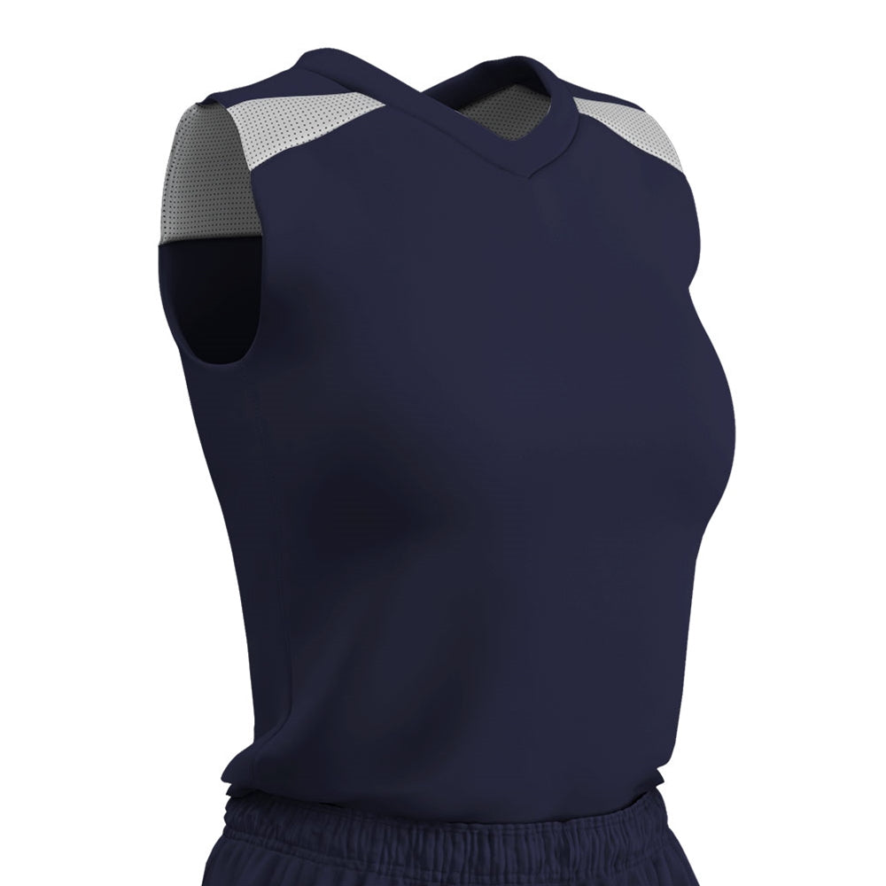 Free Toss Jersey - Navy White - Womens - Extra-Large