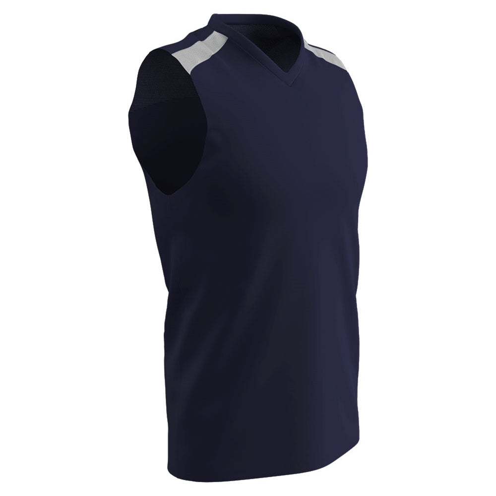 Free Toss Jersey - Navy White - Adult - Large