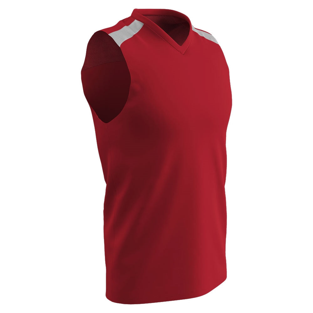 Free Toss Jersey - Scarlet White - Adult - 3XL