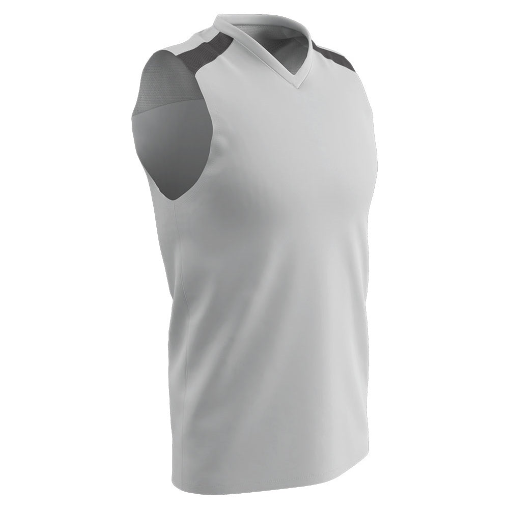 Free Toss Jersey - White Charcoal - Adult - Small
