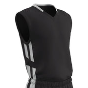 Muscle DRI-GEAR Basketball Jersey - White Royal - Youth - Medium