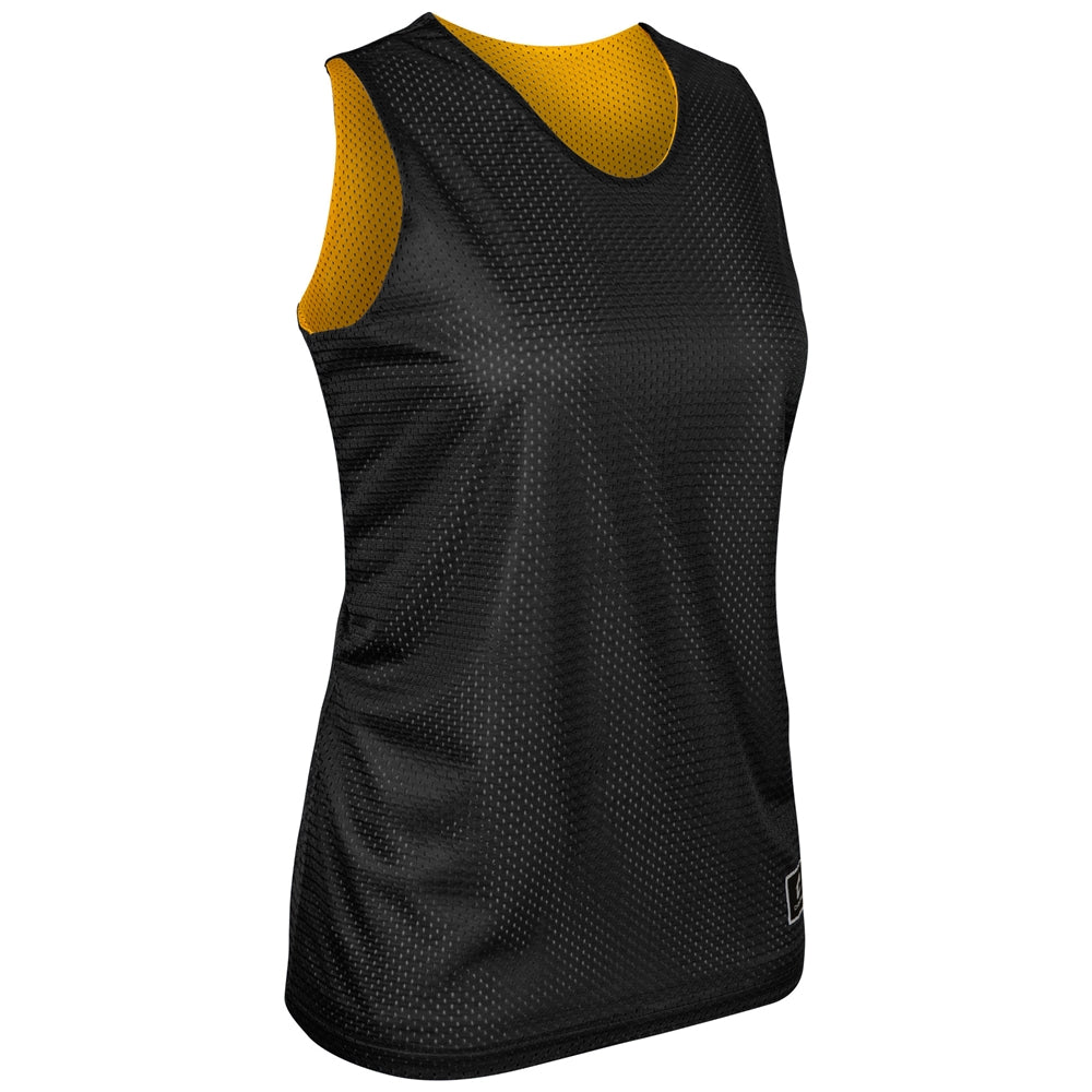 Polyester Reversible Basketball Jersey - Black Gold - Womens - Extra-Large