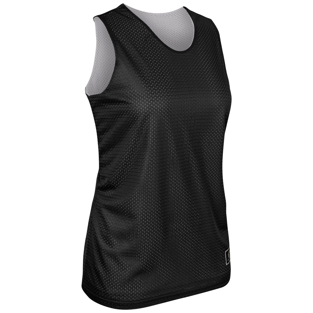 Polyester Reversible Basketball Jersey - Black White - Womens - Small