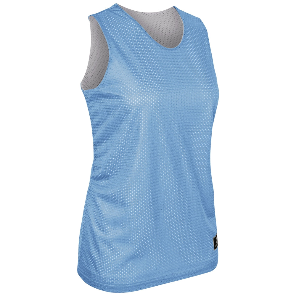 Polyester Reversible Basketball Jersey - Light Blue White - Womens - Large