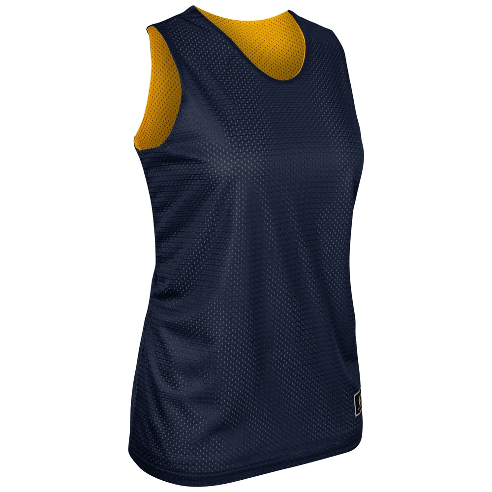 Polyester Reversible Basketball Jersey - Navy Gold - Womens - Medium