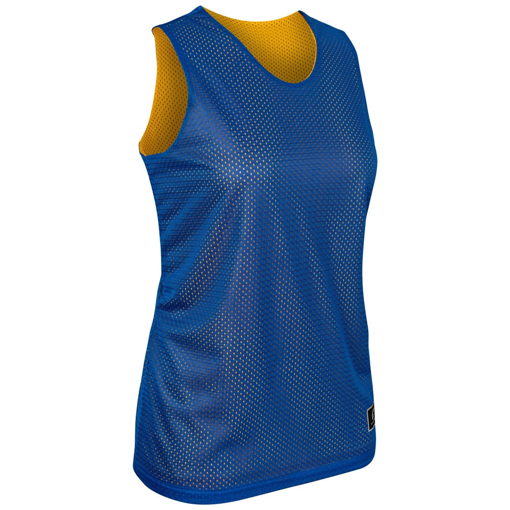 Polyester Reversible Basketball Jersey - Royal Gold - Womens - Extra-Large