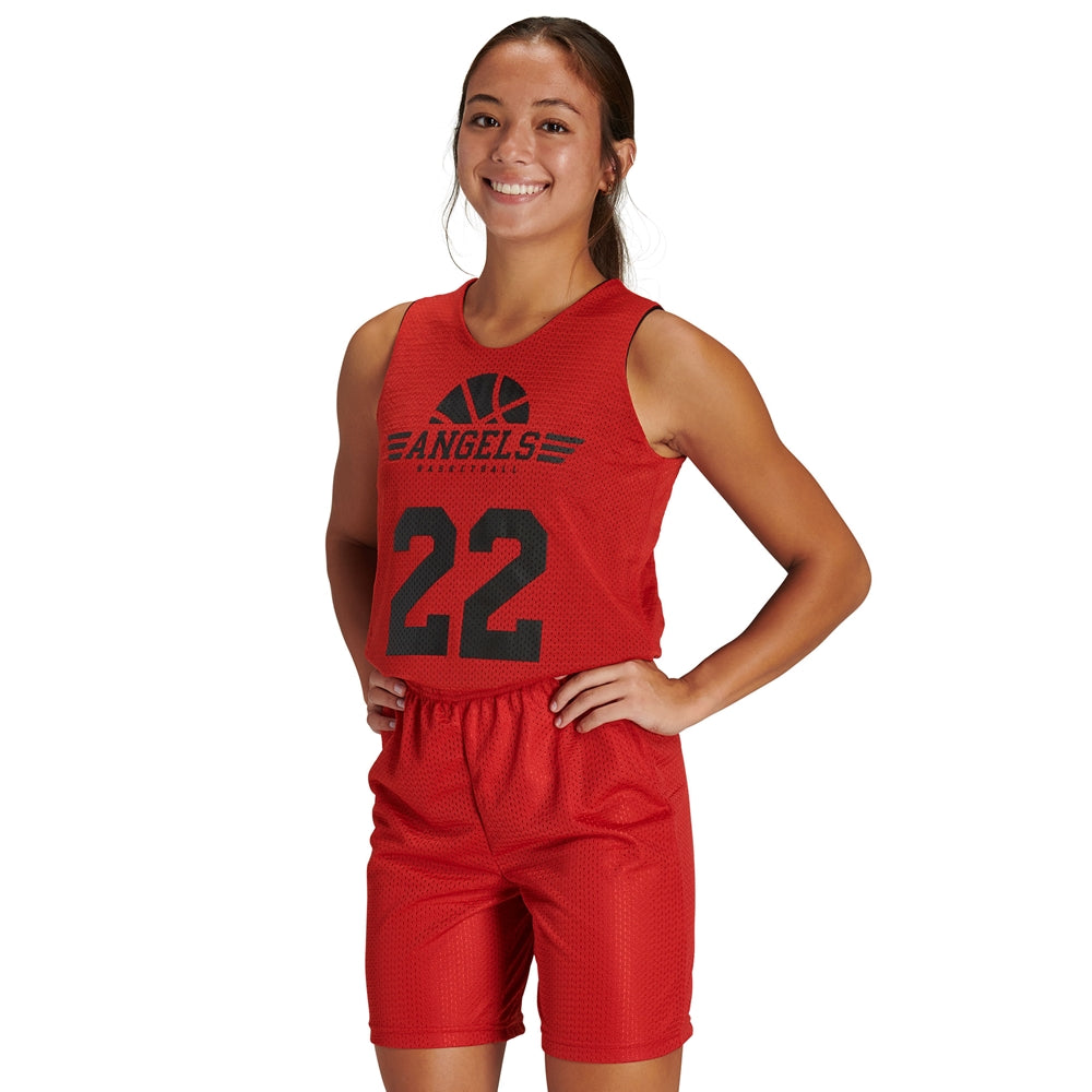 Polyester Reversible Basketball Jersey - Women's - Navy Gold - Womens - XXLarge