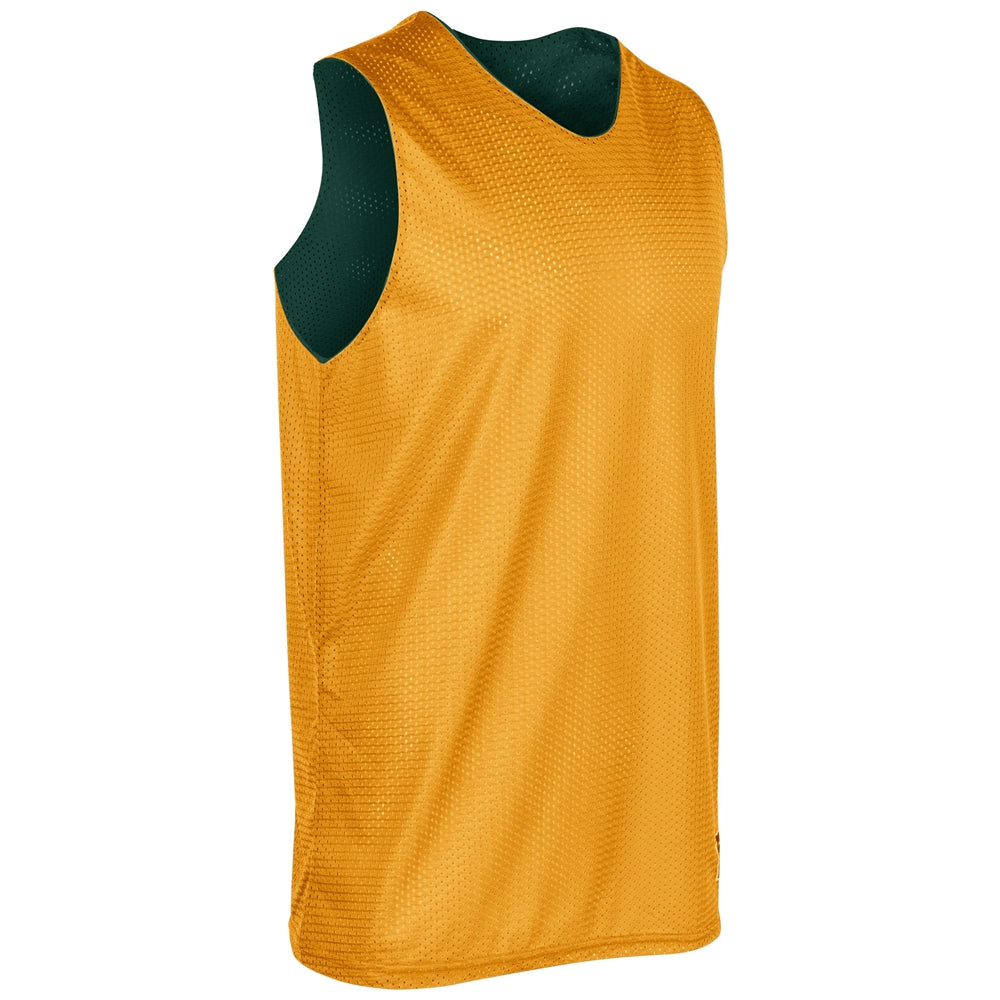 Polyester Reversible Basketball Jersey - Forest Green Gold - Youth - Large