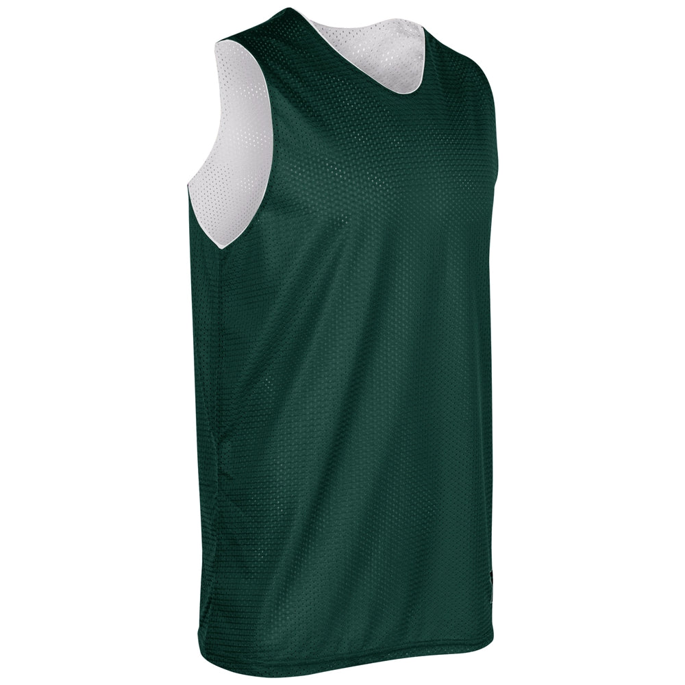 Polyester Reversible Basketball Jersey - Forest Green White - Adult - XXLarge