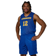 Polyester Reversible Basketball Jersey - Adult - Light Blue White - Adult - Small