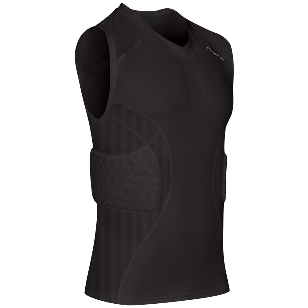 TRI-FLEX Padded Shirt - Black - Adult - XXLarge
