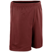 Polyester Micromesh Short - 7" Inseam Adult - Cardinal - Adult - XXLarge