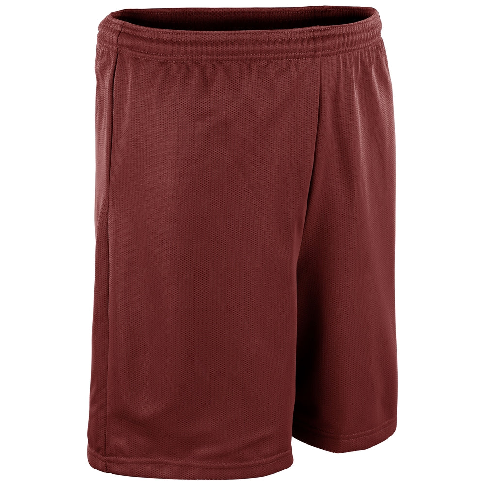 Polyester Micromesh Short - 7" Inseam Adult - Cardinal - Adult - Large