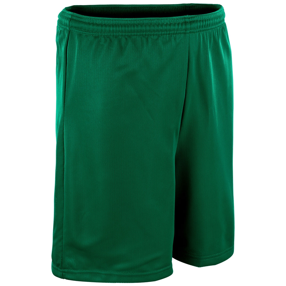 Polyester Micromesh Short - 7" Inseam Adult - Forest Green - Adult - Medium