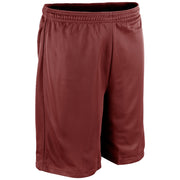 Polyester Micromesh Short - 9" Inseam Adult - Cardinal - Adult - Small