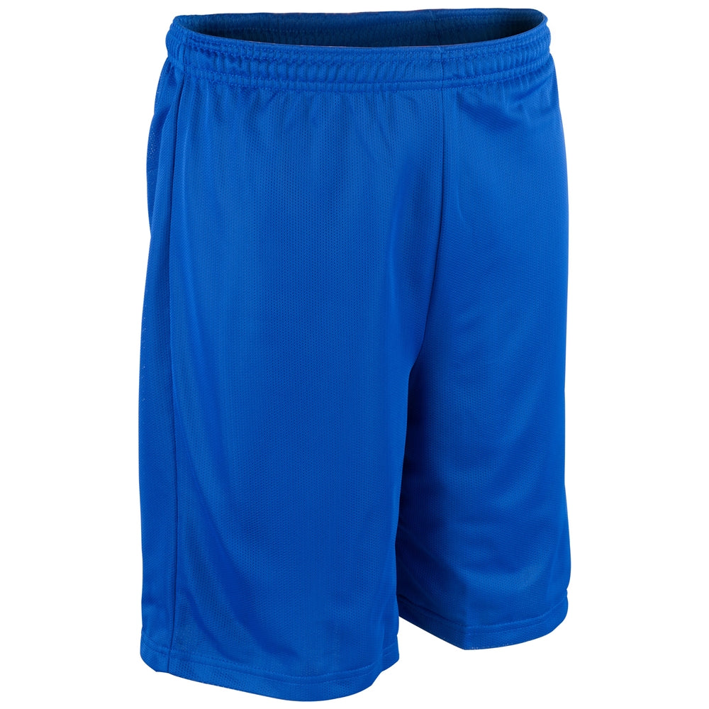 Polyester Micromesh Short - 9" Inseam Adult - Royal - Adult - Medium