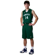 Pivot Short - Forest Green White - Adult - Extra-Large