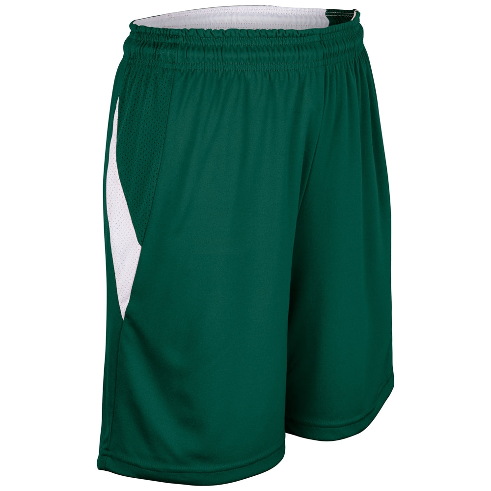 Post Up Short - Forest Green White - Girls - Medium