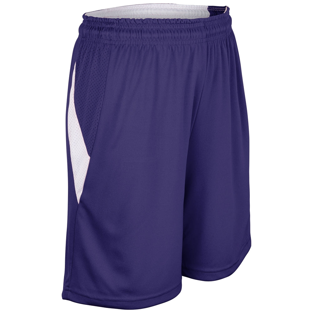 Post Up Short - Purple White - Girls - Large