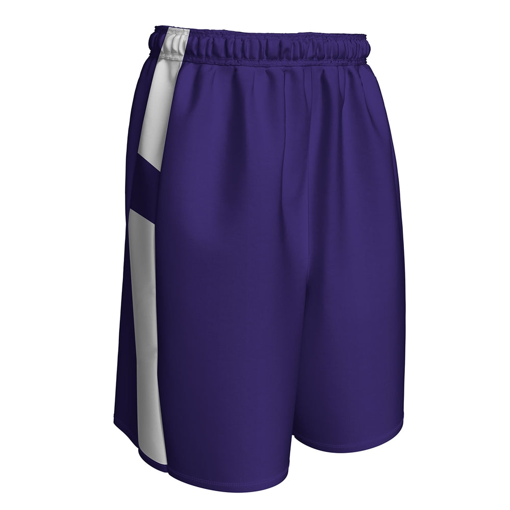 CROSSOVER Reversible Basketball Short - Purple White - Adult - XXLarge