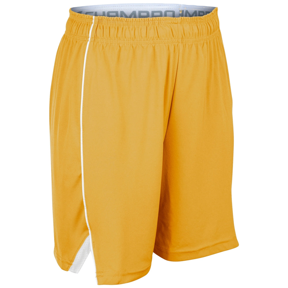 Prime Basketball Short - Gold White - Girls - Small
