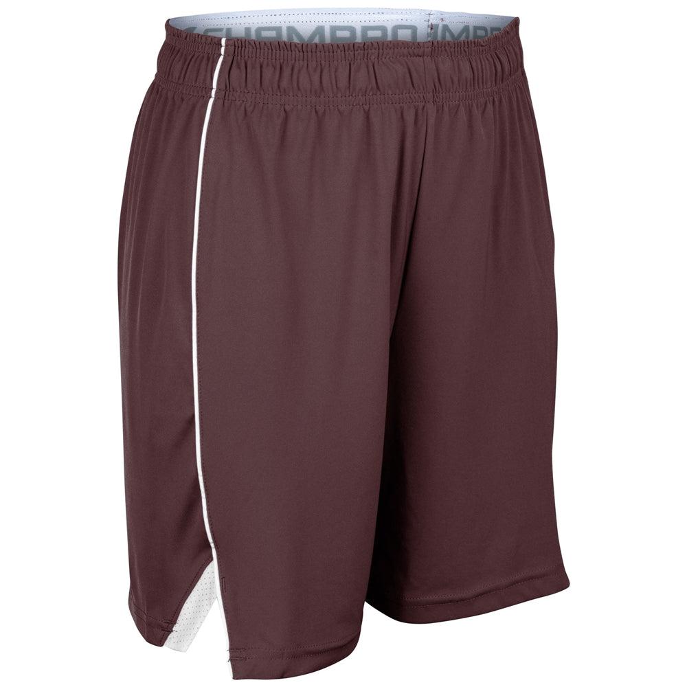 Prime Basketball Short - Maroon White - Womens - Extra-Large