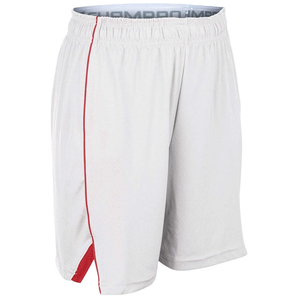 Prime Basketball Short - White Scarlet - Womens - Medium