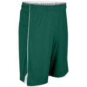 Prime Basketball Short - Forest Green White - Adult - XXLarge