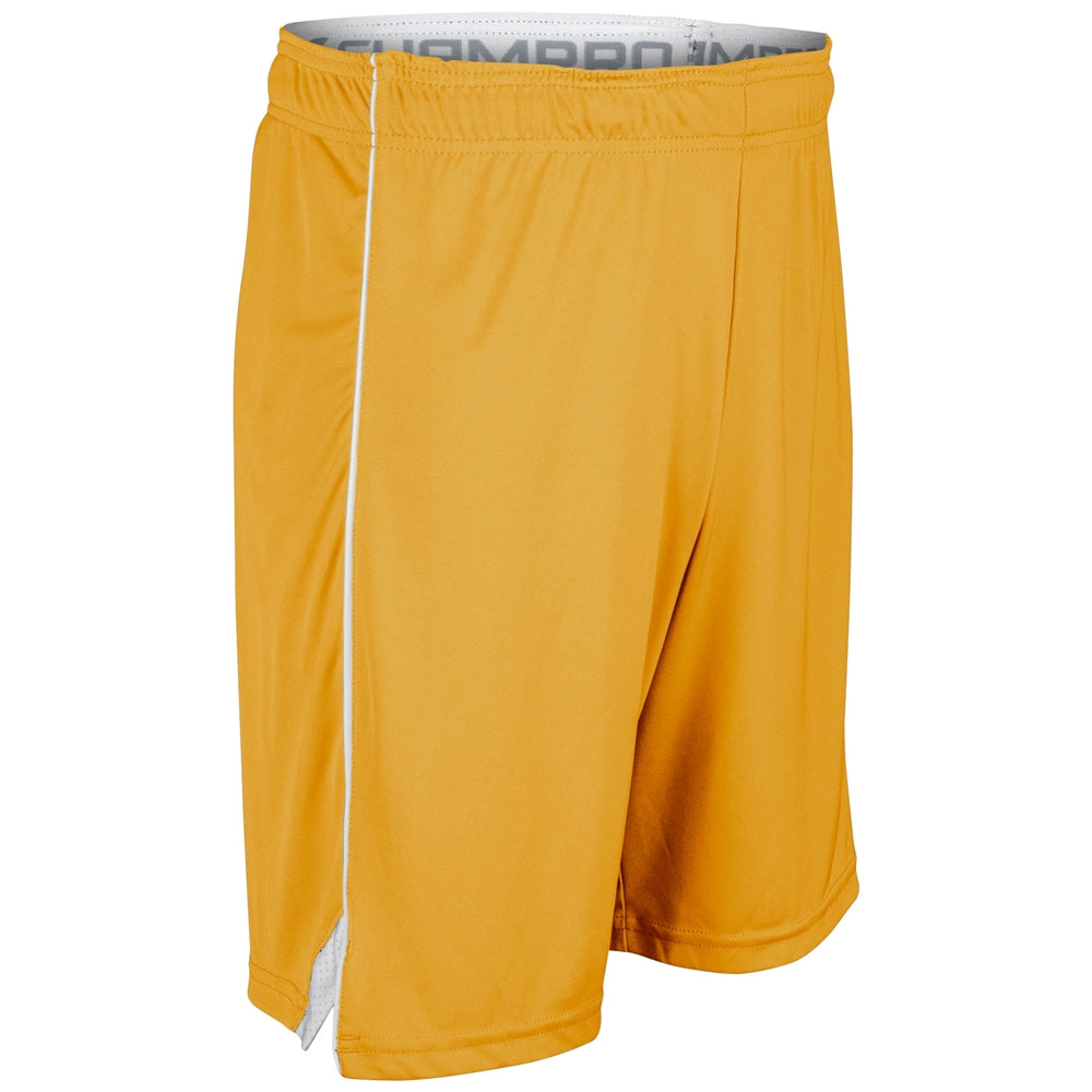 Prime Basketball Short - Gold White - Adult - Extra-Large