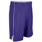 Prime Basketball Short - Purple White - Adult - Small