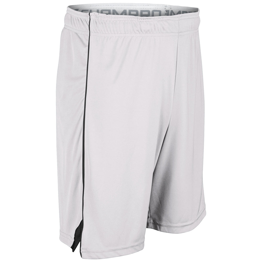 Prime Basketball Short - White Black - Youth - Medium